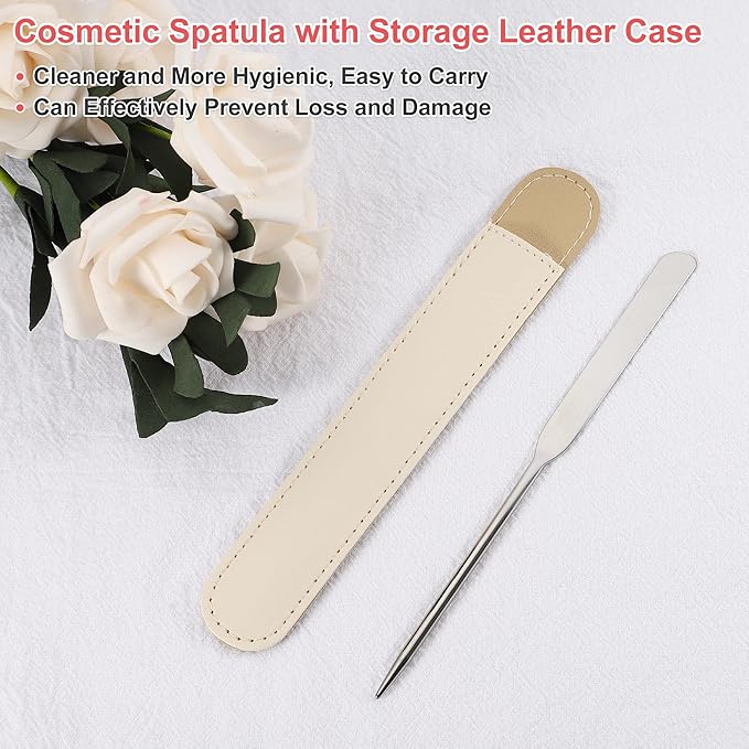 VOCOSTE 1 Set Stainless Steel Makeup Spatula, Liquid