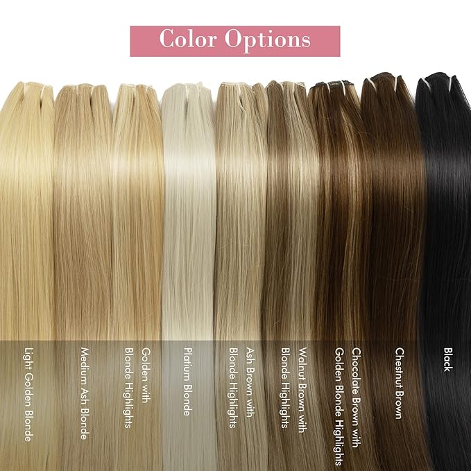REECHO Clip in Hair Extensions, Hair Extensions Thick Long Lace Weft Lightweight Synthetic Hairpieces for Women (24 Inch-240 Gram(Pack of 5), Dark Ash Blonde)