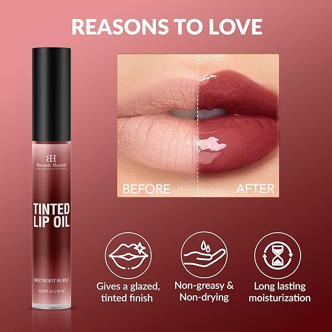 Botanic Hearth Tinted Lip Oil | Moisturizing
