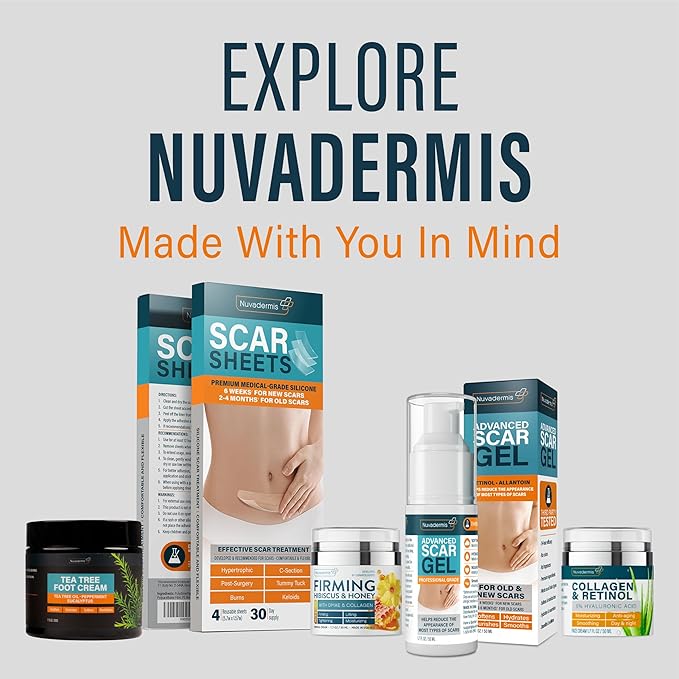 NUVADERMIS 40% Urea Cream - Full Body Moisturizing Cream for Extremely Dry Skin - Maximum Strength Urea Cream with 40 Percent Urea for Feet, Hands, Elbows & Body - 5.3 fl oz - 2 Pack