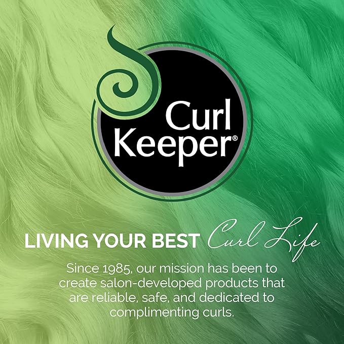 Curl Keeper Ultimate Hold Hair Gel, 1L - Frizz-Free Hair Styling Gel for Men & Women - Light-Weight Formula Holds Curls with No Product Build Up - Wavy & Curly Hair Products
