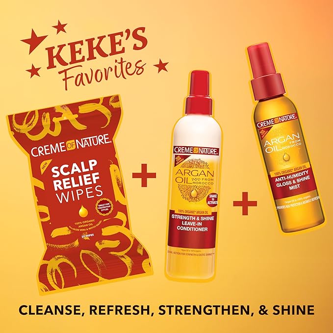 Creme of Nature® Argan Oil from Morrocco Scalp Relief Wipes