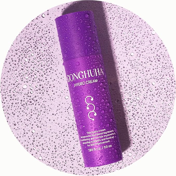 GONGHUHA Hydro Cream – Lightweight Ultra-Hydrating Face Moisturizer for Glowing Skin | 50ml (1.69 fl oz) with Hyaluronic Acid & Cica | Korean Skin Care