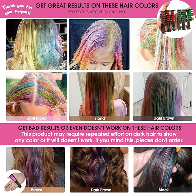 MSDADA New Hair Chalk Comb