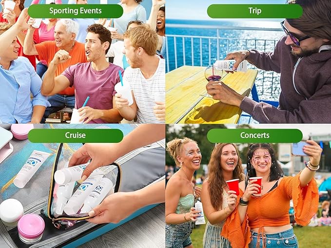 Cruise Sunscreen Bottle Plastic Container: