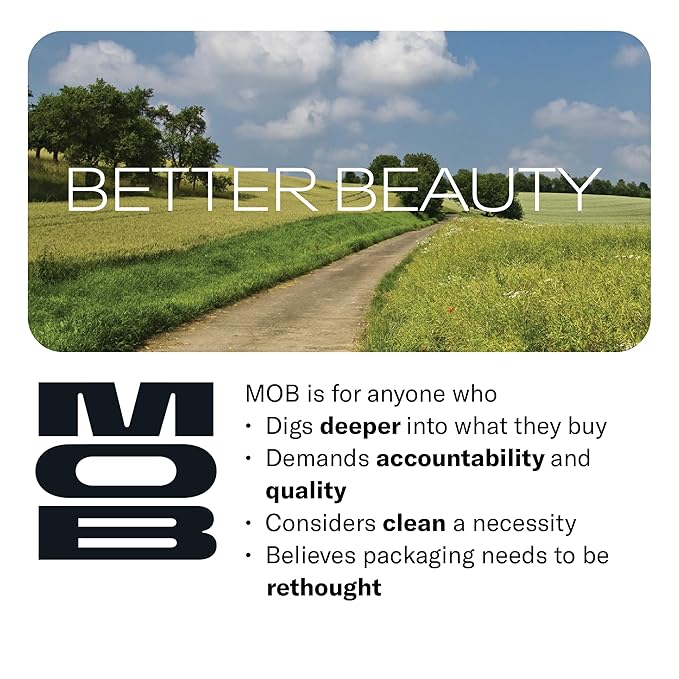 MOB Beauty Cream Clay Eyeshadow M161 – Sandy Taupe Shimmer | Skincare-Infused, Vegan, Blendable Cream-to-Velvet Finish, Buildable Pigment, Clean Eyeshadow in Sustainable, Biodegradable Compact