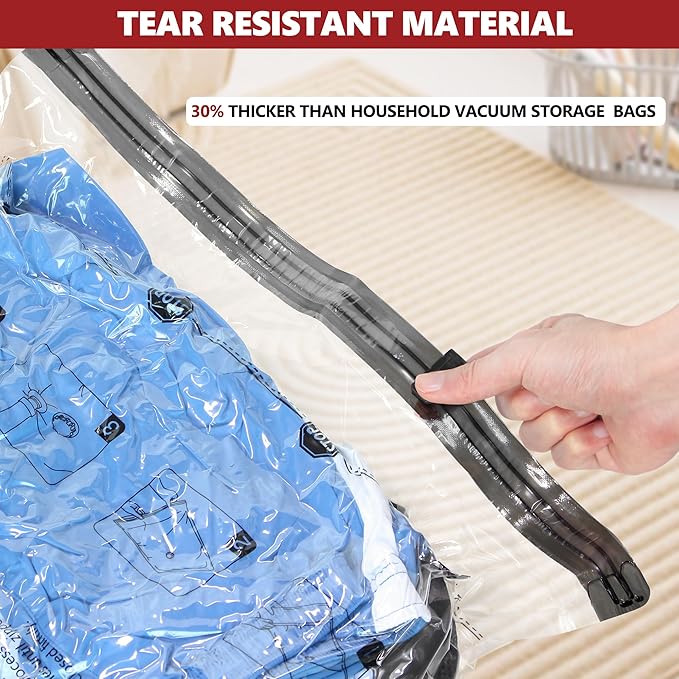 18 Pack Travel Vacuum Storage Bags with Portable Electric Pump, Compression Packing Seal Space Saver Cubes for Clothing Clothes Suitcase Luggage Organizer