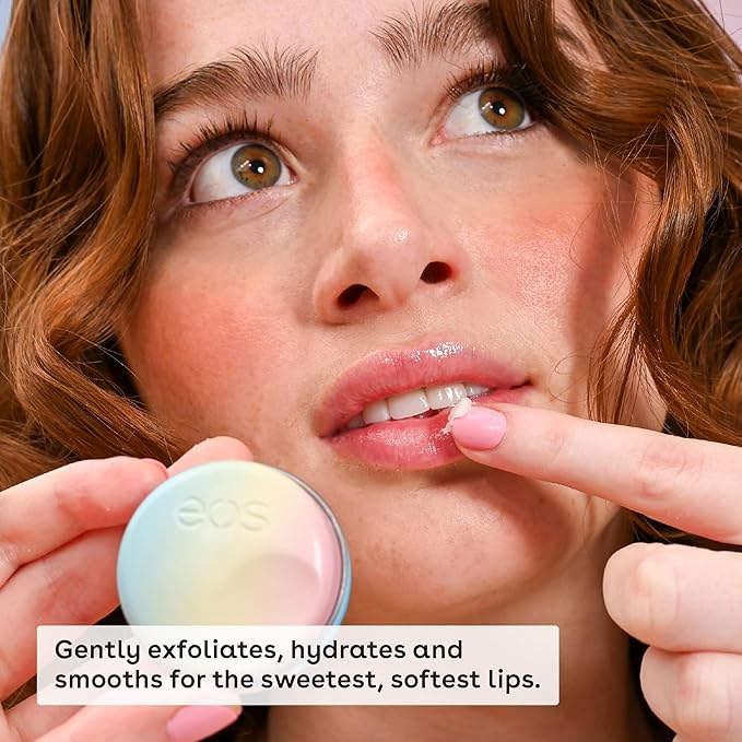 eos Flavor Lab Secret Menu Gift Set - Brown Sugar Boba Lip Scrub & 24H Moisture Super Balm, Limited-Edition Lip Treatment, Nourishing, 2-Pack