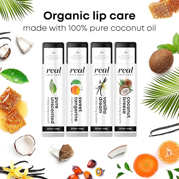 Organic Lip Balm With Coconut Oil