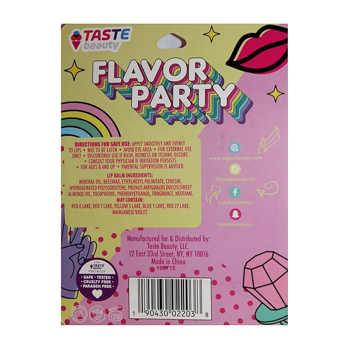 Taste Beauty (1) 5pc set Lip oz