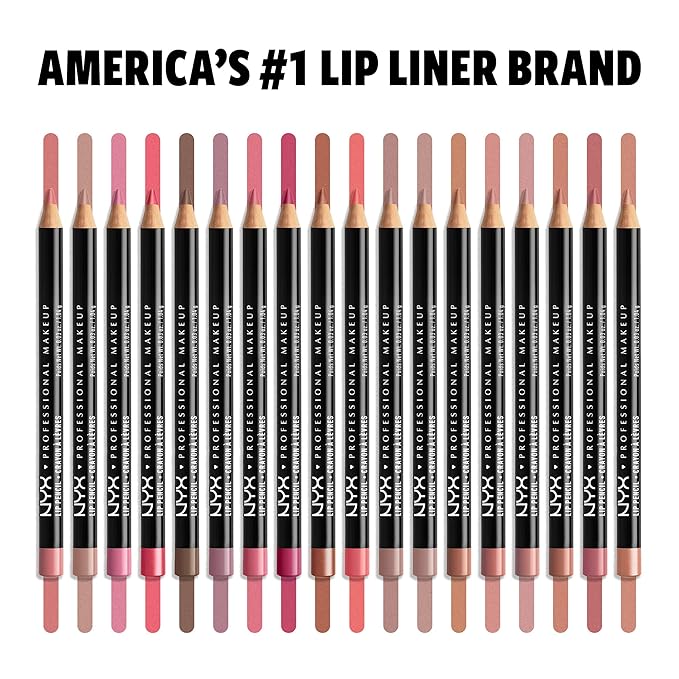 NYX PROFESSIONAL MAKEUP Slim Lip Pencil (Peakaboo Neutral) + Butter Gloss (Sugar Glass, Clear), 3-Pack Bundle
