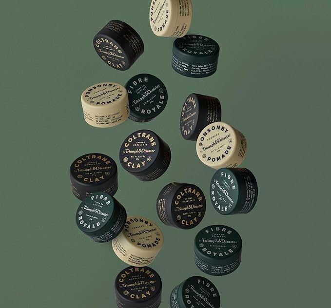 TRIUMPH & DISASTER Coltrane Hair Clay Pomade – Medium Hold, Matte Finish Styling Paste for Men and Women with Smoky Earth Scent, 95g