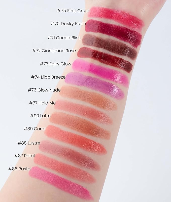 ilembane Moisture Latte Brown Lipstick – Hydrating Lip Balm for Dry, Cracked Lips, Weightless Creamy Lip Color with Vitamin E, Hydrasmooth, Glossy Juicy Finish, Long Lasting for Women (Latte)
