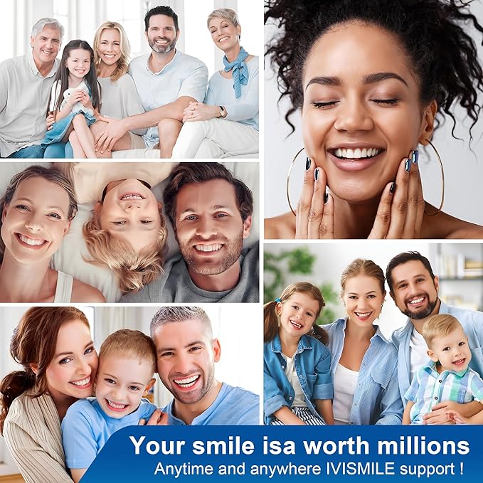 LUCKIN SMILE 22% Teeth Whitening Gel Refills, 10 packs 3ML Carbamide Peroxide Gel for Teeth Whitening, No Sensitivity Teeth Whiteners, Sensitive Teeth Whitening Gel for Trays, 60 Whitening Treatments