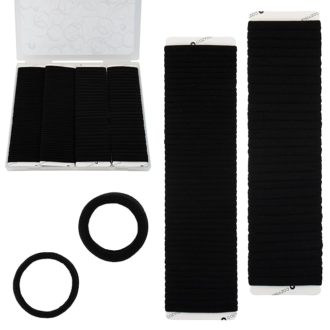 Hair Ties Set Seamless No Crease Secure Hold Damage Free Stretchy Hair Accessories for Women Girls Daily Styling Workouts Parties 154 Count Thick Thin Assorted Durable Elastic