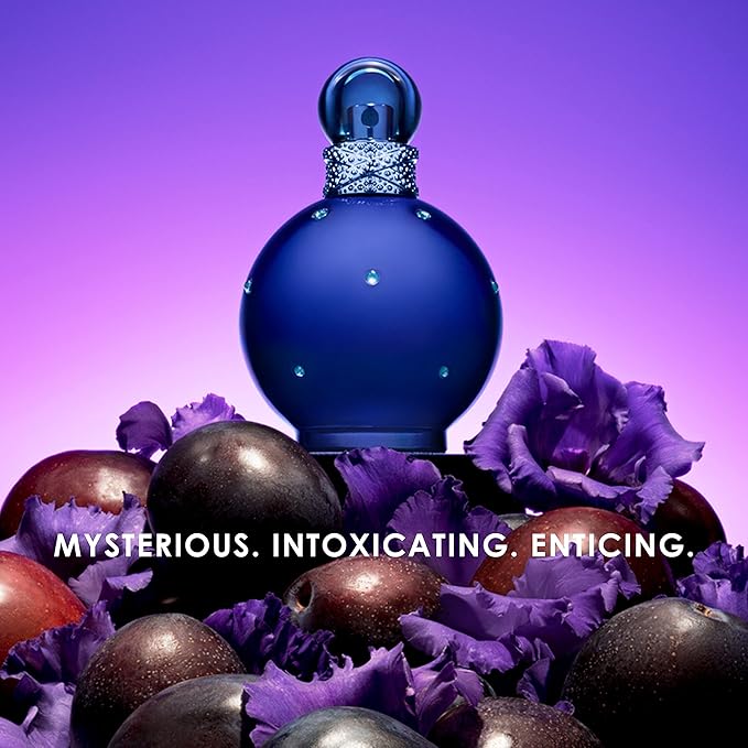 Britney Spears Women's Perfume, Midnight Fantasy, Eau De Parfum EDP Spray for Women, 3.3 Fl Oz & Curious, Eau De Parfum EDP Spray for Women, 3.3 Fl Oz