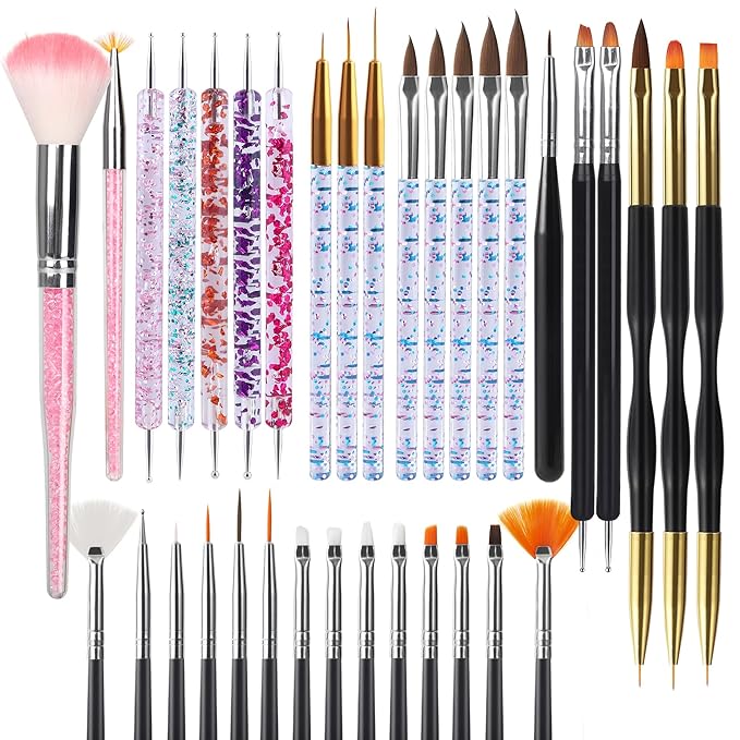 Artdone 35pcs nail art pens