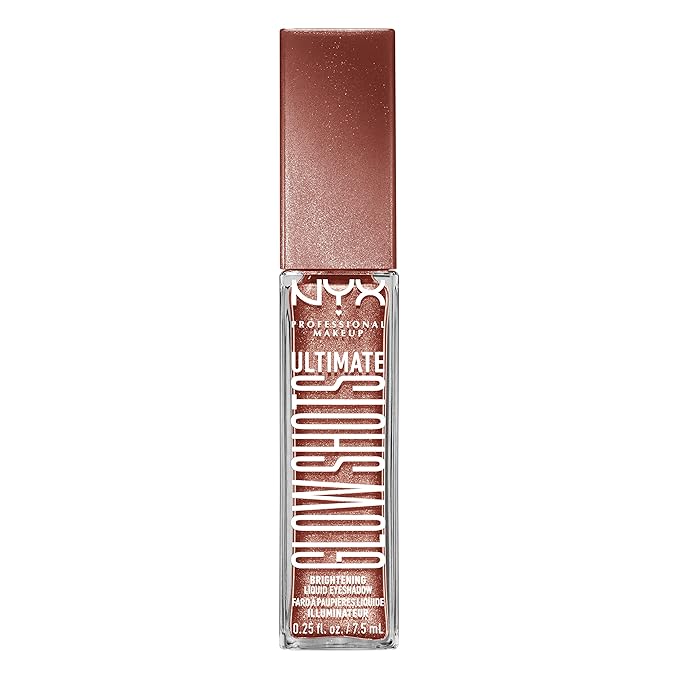 NYX PROFESSIONAL MAKEUP Ultimate Glow Shots, Liquid Eyeshadow, Long-Lasting Shimmer Eye Shadow with Vitamin C - Mango Moment