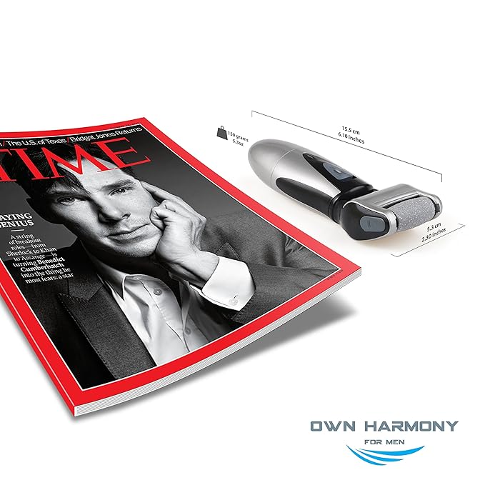 Electric Callus Remover: Rechargeable Electronic Foot File CR900 by Own Harmony(Tested Most Powerful) Best Pedicure Tools w 3 Rollers Professional Pedi Feet Care Sander for Cracked Heels and Hard Skin