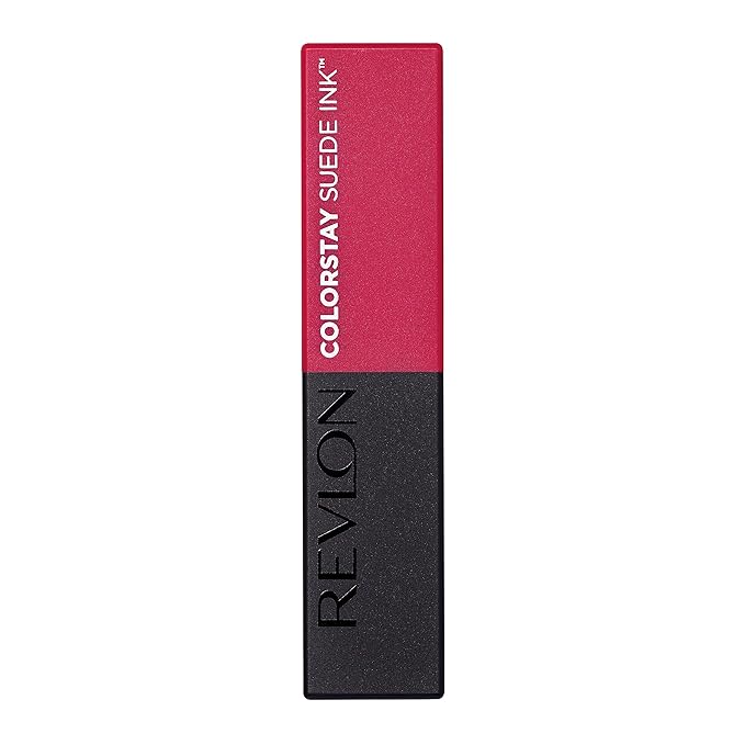 REVLON Lipstick, ColorStay Suede Ink, Built-in Primer, Infused with Vitamin E, Waterproof, Smudge-proof, Matte Color, 011 Type A, 0.09 oz.