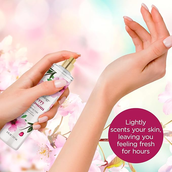 Bodycology Long-Lasting Fragrance Body Mist, Cherry Blossom, 8 fl oz