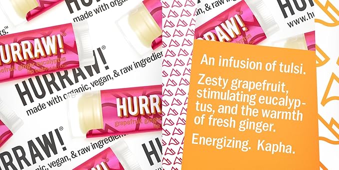 Hurraw! Grapefruit, Ginger, Eucalyptus (Kapha) Lip