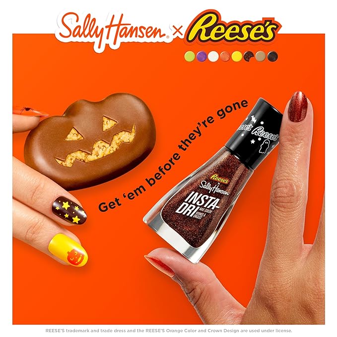 Sally Hansen Insta-Dri, Rep, Nail Polish Quick Dry, One-Coat Application, Doesn't Chip, Long-Lasting, Perfect for on the Go, 0.3oz