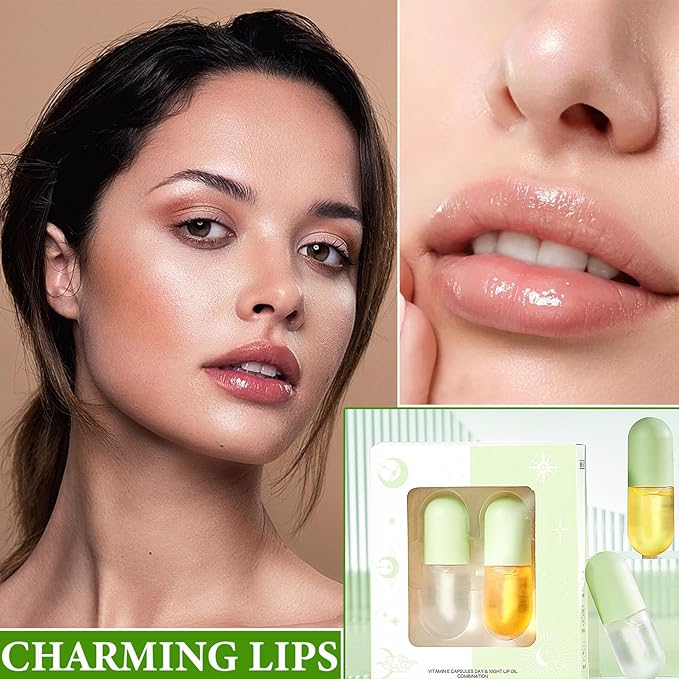 Lip Plumper Set,Lip Plumper Oil Gloss Night