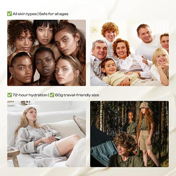 Beef Tallow for Skin: Tallow Honey Balm for Dry Skin - Organic Grass Fed Whipped Beef Tallow Moisturizer for Face Body at Home Travel 2Oz