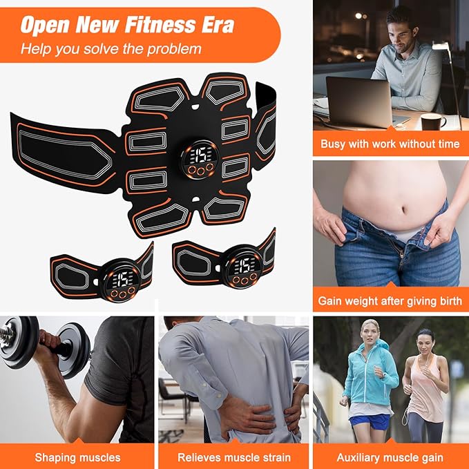 ABS Stimulator, Abdominal Toning Belt Trainer, Abs Workout BFB-11