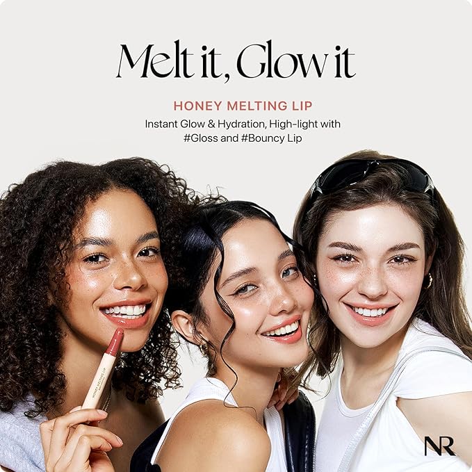 Nature Republic HONEY MELTING LIP (06 COCO) SOFT LIP STICK, Hydrating Gloss, Moisturizing balms, Sheer tint, Shine & Glowy Finish, korean make up