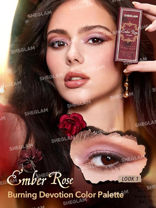 SHEGLAM Ember Rose Collection Valentines Gift Pink Lip