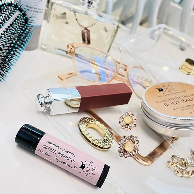 Pure Bison Tallow Lip Balm, Vanilla Hydrating