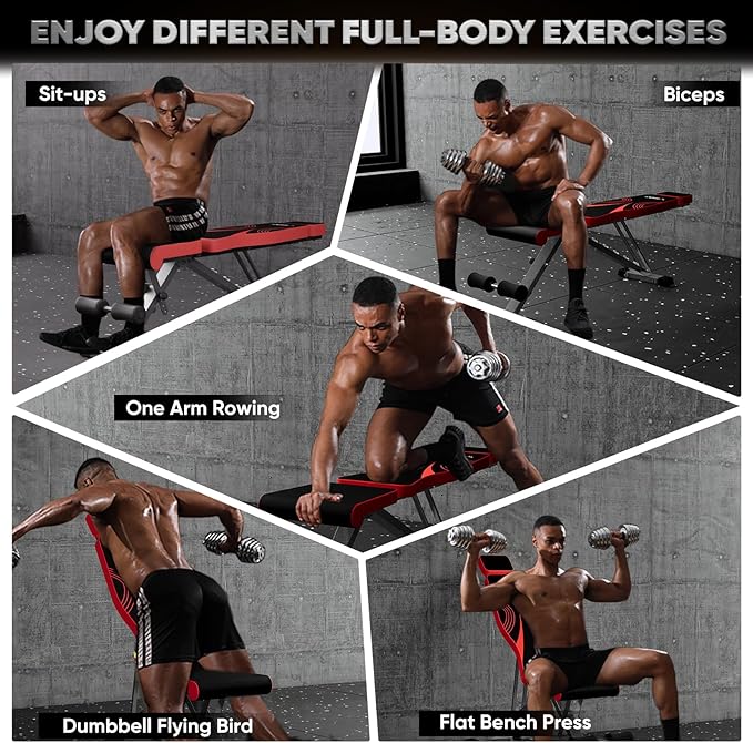 APEXUP Adjustable Weight Bench