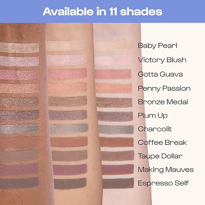 ALLEYOOP 11th Hour Waterproof Cream Eyeshadow Stick – Long-Lasting Eye Shadow Pencil & Eyeliner, Cream to Powder Stick & Highlighter – Smudge-Proof Eyeshadow Shimmer, Rose Shimmer