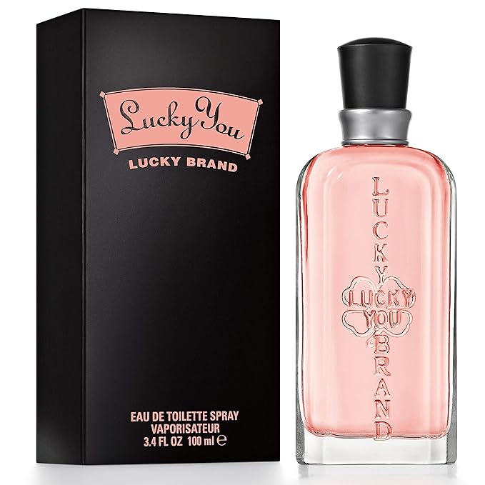 Ed Hardy Women's Perfume Fragrance by Christian Audigier, Eau De Parfum, 3.4 Fl Oz & LUCKY You Perfume for Women, Eau de Toilette Day or Night Spray with Fresh Flower Citrus Scent, 3.4 oz, LUCF00006