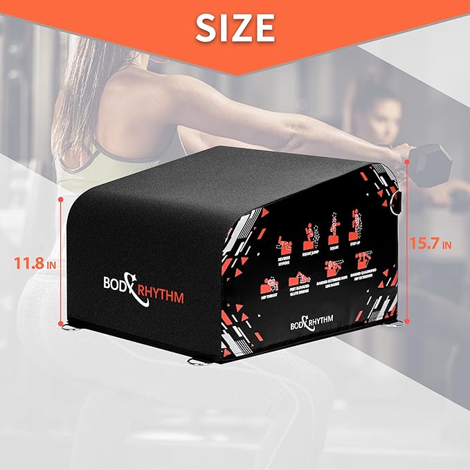 BODYRHYTHM Multi-Functional Total Body Workout Box for Hip Thrust