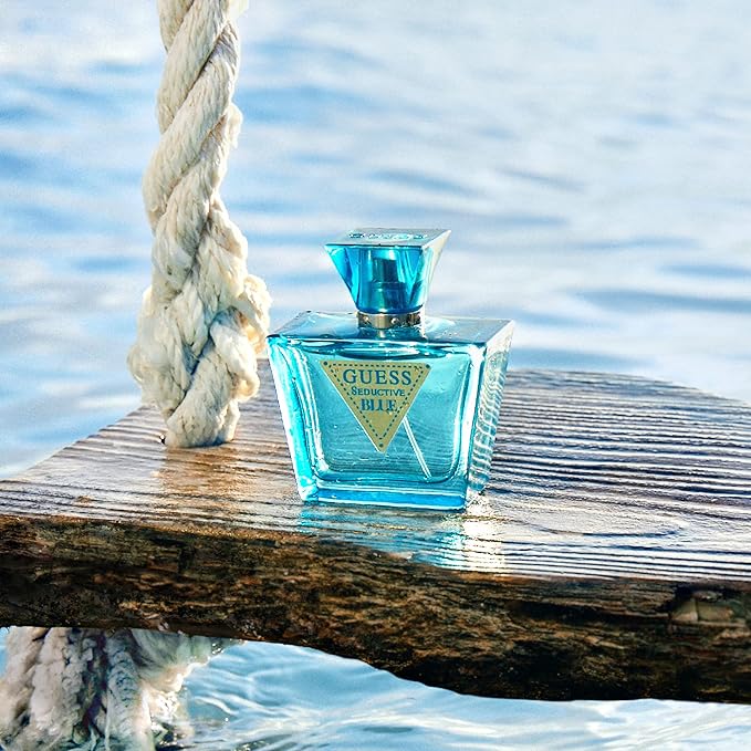 GUESS Seductive Blue Women/Femme Eau de Toilette Perfume Spray For Women, 1.7 Fl. Oz.