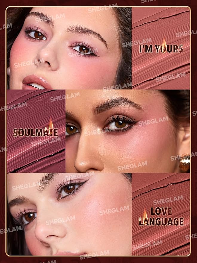 SHEGLAM Ember Rose Collection Valentines Gift Pink Lip