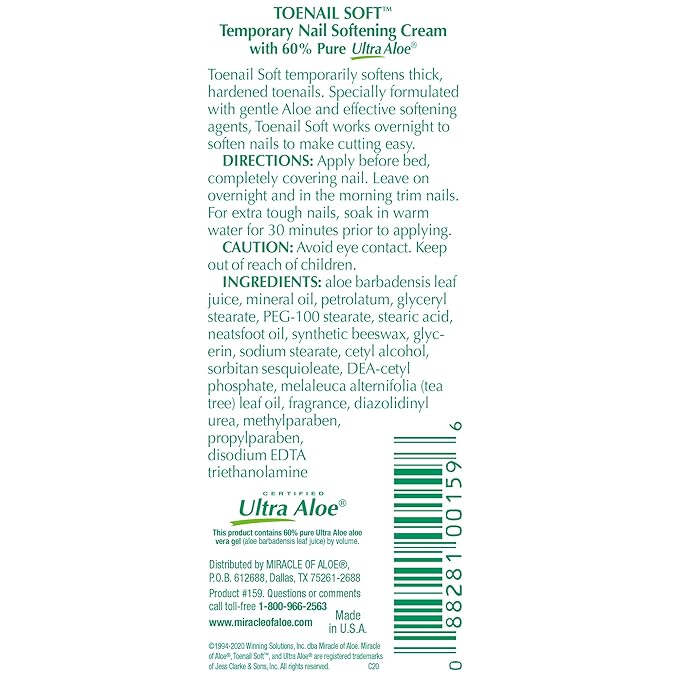 Toenail Soft Temporary Nail Softening