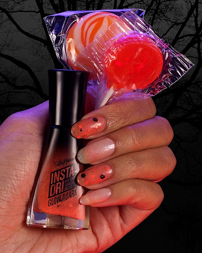Sally Hansen Insta-Dri Nail Polish - Glow In The Dark - Gourd-geous - 0.5 fl oz