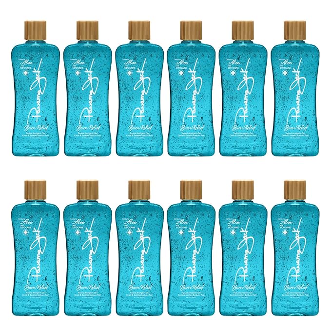 Panama Jack Burn Relief Gel - After Sun Topical Analgesic, Cools & Soothes Sunburns, Insect Bites, Cuts & Scrapes, Contains Aloe and Menthol, 8 FL OZ