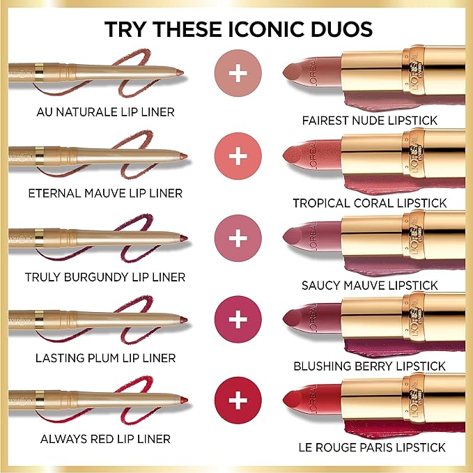 L’Oréal Paris Colour Riche Original Creamy, Hydrating Satin Lipstick with Argan Oil and Vitamin E, Seine Sunset , 1 Count