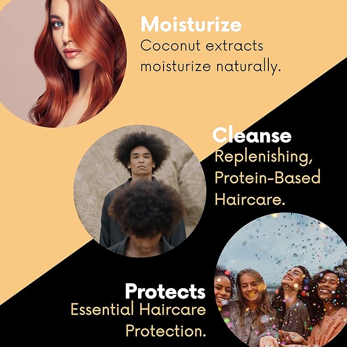 Morfose Professional Milk Therapy Creamy Hair Shampoo, Conditioner, and Mask for Dry, Damaged, or Brittle Strands, Repairs and Protects, Eliminates Dryness, Damage, and Split Ends