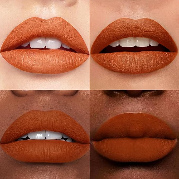 Lip Stain Marker,Nude Orange Lip Tint Stain Pen Orange