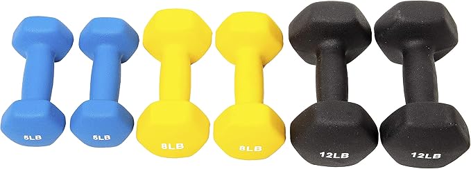 BalanceFrom Set of 2 Neoprene Coated Non-Slip Grip