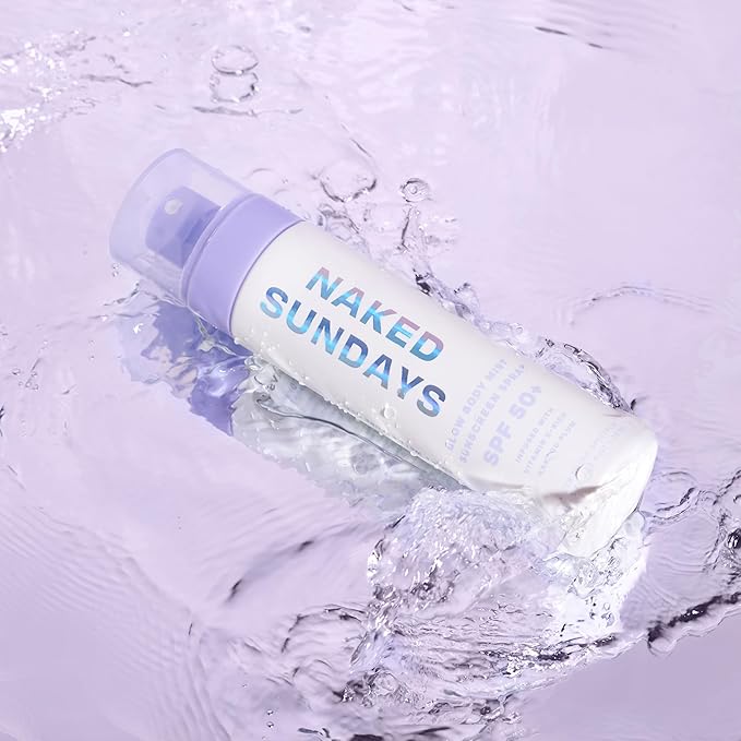 Naked Sundays SPF 50+ Body Mist Sunscreen Spray UVA/UVB Broad Spectrum Mist, 150 ml