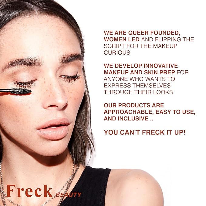 Freck Beauty LASHROCKET Mascara, Infused with Lash Enhancing Peptides, Conditioning & Nourishing, Lashes Appear Fuller, Longer and Stronger with Each Use, Black