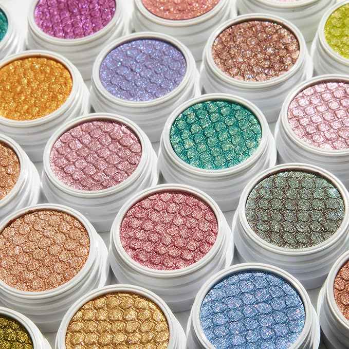 ColourPop Super Shock Shadow - High-Pigment, Crème-Powder Eye Makeup - Single Glitter Eyeshadow with Zero Fallout and Unique Bouncy Texture - Soft Golden Ivory Eyeshadow - Bae (0.07 oz)