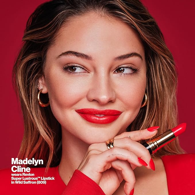 Revlon Super Lustrous Lipstick, Creamy Formula For Soft, Fuller-Looking Lips, Moisturized Feel, 766 Secret Club, 0.15 oz